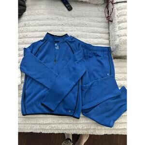 Xersion Men's Blue Quick-Dri Tracksuit Set - Size Large